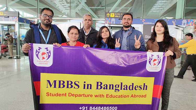 Students departure for MBBS in Bangladesh..
